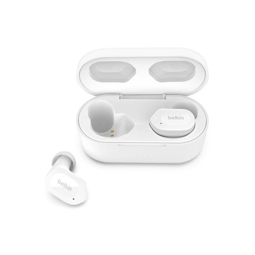 Belkin SOUNDFORM Play True Wireless In-Ear Headphones - White in Qatar Belkin SOUNDFORM Play True Wireless In-Ear Headphones - White in Qatar